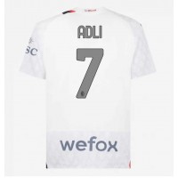 AC Milan Yacine Adli #7 Gostujuci Dres 2023-24 Kratak Rukav